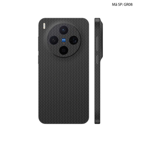 Dán Skin Vivo X300 Series Vân Nổi Pattern Grey | UVPT29
