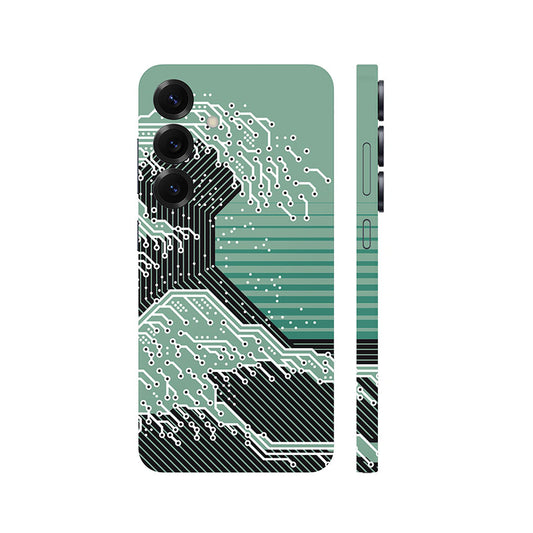 Dán Skin Samsung Galaxy S24 Series Hình Waves Technology