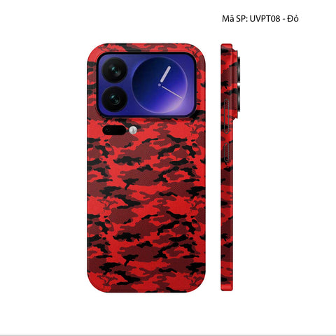 Dán Skin Xiaomi 17 Series Vân Nổi Camo Urban | UVPT08
