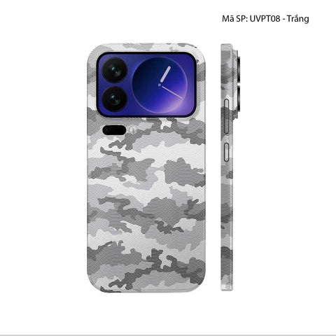 Dán Skin Xiaomi 17 Series Vân Nổi Camo Urban | UVPT08