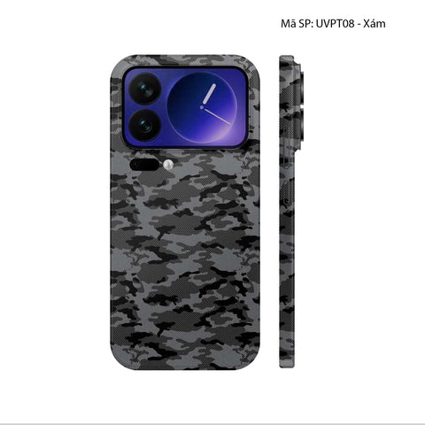 Dán Skin Xiaomi 17 Series Vân Nổi Camo Urban | UVPT08