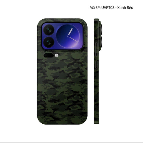 Dán Skin Xiaomi 17 Series Vân Nổi Camo Urban | UVPT08