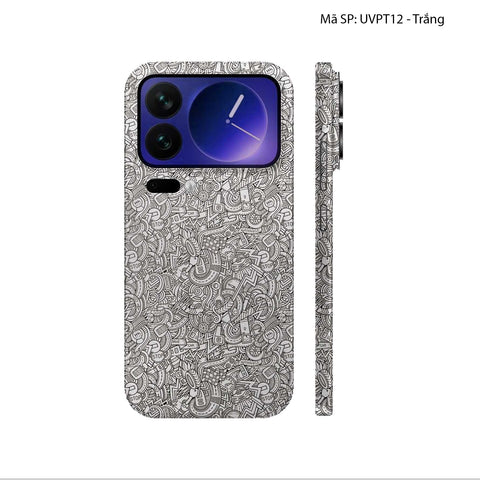 Dán Skin Xiaomi 17 Series Vân Nổi Pattern Cartoon | UVPT12