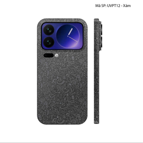 Dán Skin Xiaomi 17 Series Vân Nổi Pattern Cartoon | UVPT12