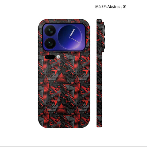 Dán Skin Xiaomi 17 Series Vân Nổi Abstract | UVPT21
