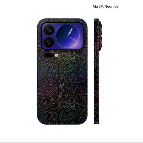 Dán Skin Xiaomi 17 Series Vân Nổi Neon | UVPT19