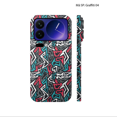 Dán Skin Xiaomi 17 Vân Nổi Graffiti | UVPT20