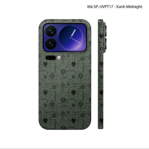 Dán Skin Xiaomi 17 Series Vân Nổi Iron Man | UVPT17