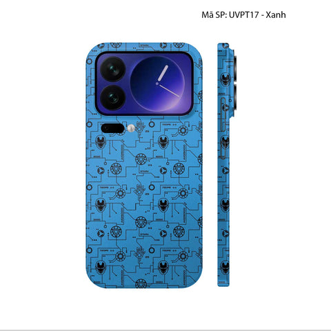 Dán Skin Xiaomi 17 Series Vân Nổi Iron Man | UVPT17