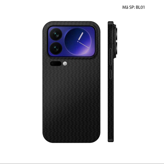Dán Skin Xiaomi 17 Series Vân Nổi Pattern Black | UVPT28