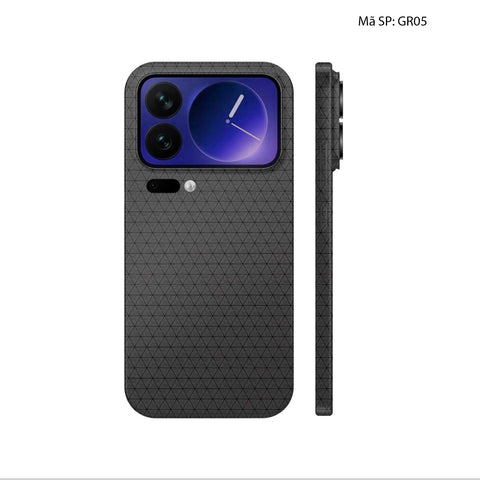 Dán Skin Xiaomi 17 Series Vân Nổi Pattern Grey | UVPT29