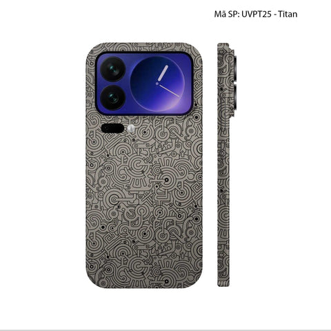 Dán Skin Xiaomi 17 Vân Nổi Pattern Machine | UVPT25