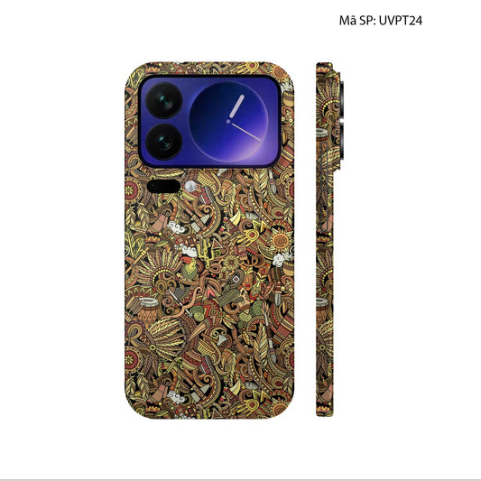 Dán Skin Xiaomi 17 Series Vân Nổi Pattern Native | UVPT24