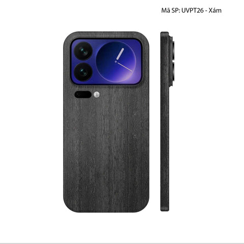 Dán Skin Xiaomi 17 Series Vân Nổi Pattern WOOD | UVPT26