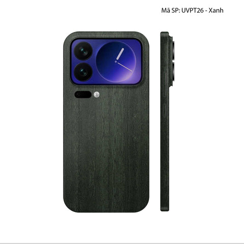 Dán Skin Xiaomi 17 Series Vân Nổi Pattern WOOD | UVPT26
