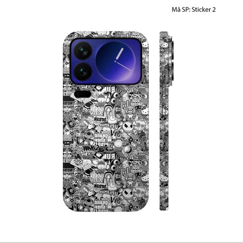 Dán Skin Xiaomi 17 Series Vân Nổi Sticker | UVPT22