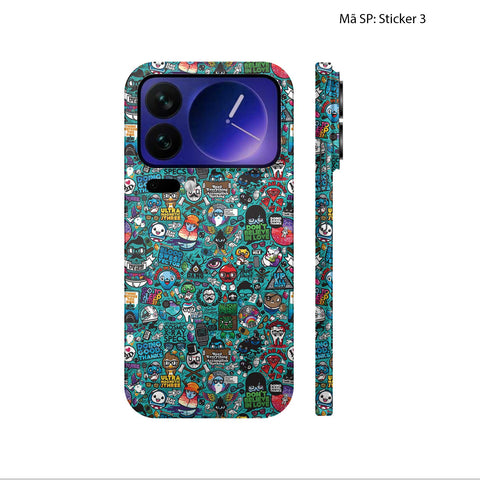 Dán Skin Xiaomi 17 Series Vân Nổi Sticker | UVPT22