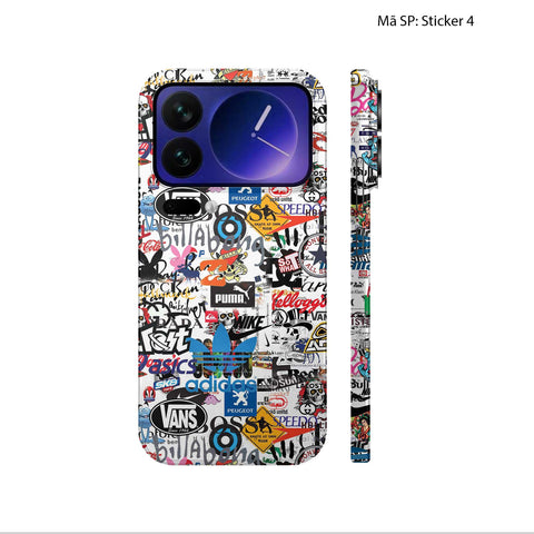 Dán Skin Xiaomi 17 Series Vân Nổi Sticker | UVPT22