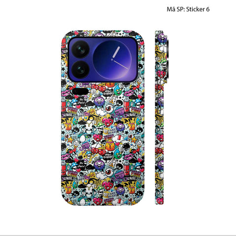 Dán Skin Xiaomi 17 Series Vân Nổi Sticker | UVPT22