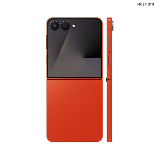 Dán Skin Galaxy Z Flip 7 Đổi Màu Cam Gạch | ST11