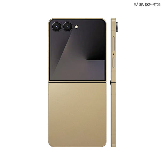 Dán Skin Galaxy Z Flip 7 Đổi Màu Vàng Đồng | SKM-MT05