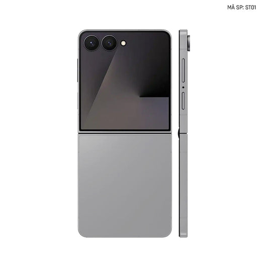 Dán Skin Galaxy Z Flip 7 Đổi Màu Xám Bạc | ST01