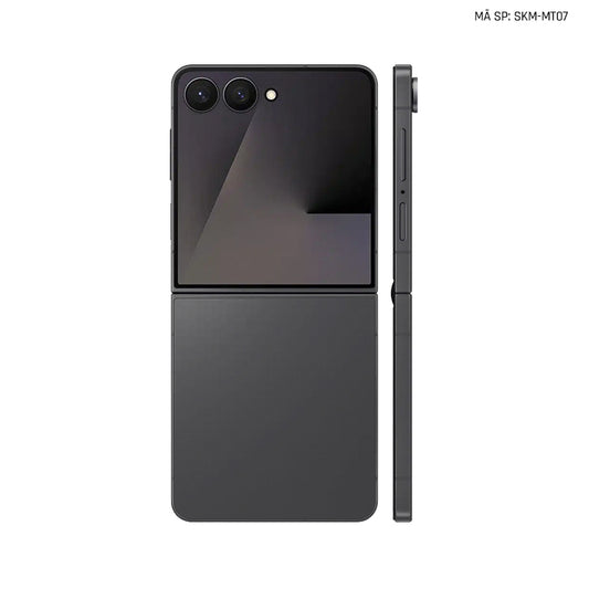 Dán Skin Galaxy Z Flip 7 Đổi Màu Xám Metallic | SKM-MT07