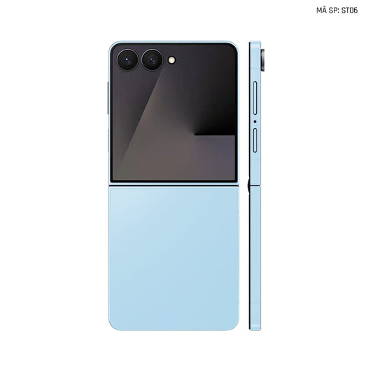 Dán Skin Galaxy Z Flip 7 Đổi Màu Xanh Dương Nhạt | ST06