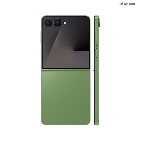 Dán Skin Galaxy Z Flip 7 Đổi Màu Xanh Lá Nhạt | ST04