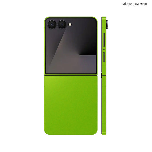 Dán Skin Galaxy Z Flip 7 Đổi Màu Xanh Cốm | SKM-MT20