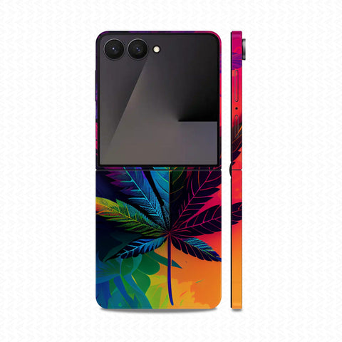 Dán Skin Galaxy Z Flip 8 In Hình Canabis | D_CNB08