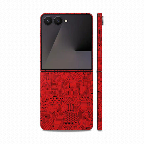 Dán Skin Galaxy Z Flip 8 Vân Nổi Vi Mạch | UVPT01