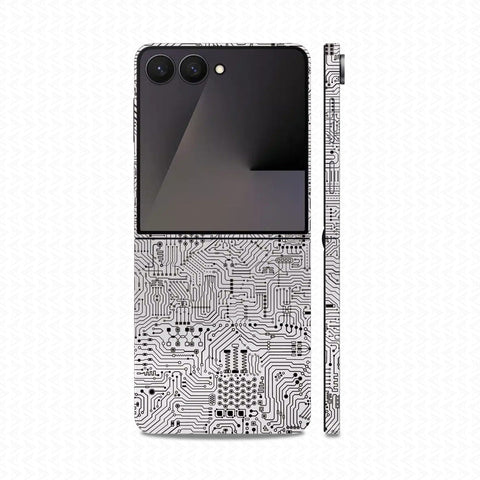 Dán Skin Galaxy Z Flip 8 Vân Nổi Vi Mạch | UVPT01