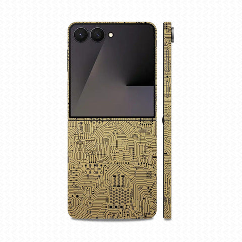 Dán Skin Galaxy Z Flip 8 Vân Nổi Vi Mạch | UVPT01