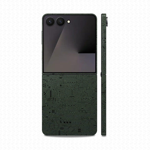 Dán Skin Galaxy Z Flip 8 Vân Nổi Vi Mạch | UVPT01