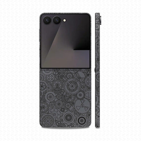 Dán Skin Galaxy Z Flip 8 Vân Nổi Động Cơ | UVPT18