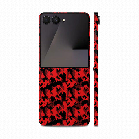 Dán Skin Galaxy Z Flip 8 Vân Nổi Camo Urban 2026 | UVPT31