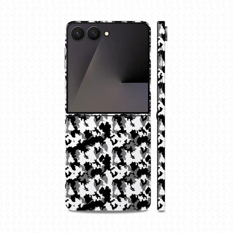 Dán Skin Galaxy Z Flip 8 Vân Nổi Camo Urban 2026 | UVPT31
