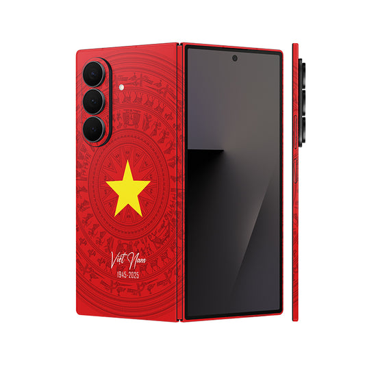 Dán Skin Galaxy Z Fold 7 Hình Cờ Việt Nam 2025