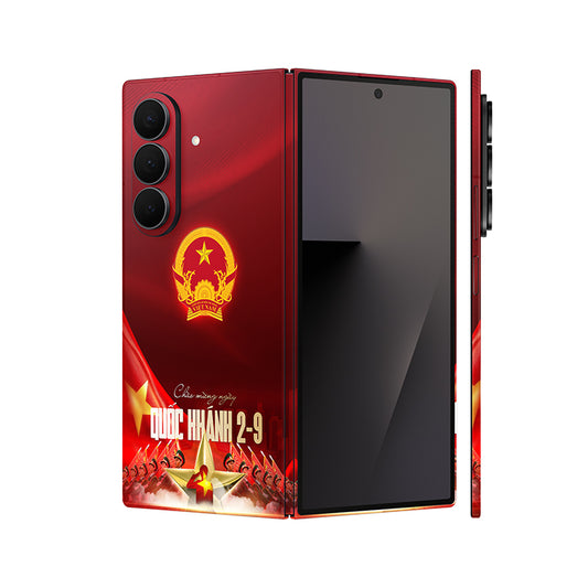 Dán Skin Galaxy Z Fold 7 Hình Quốc Khánh 02-09