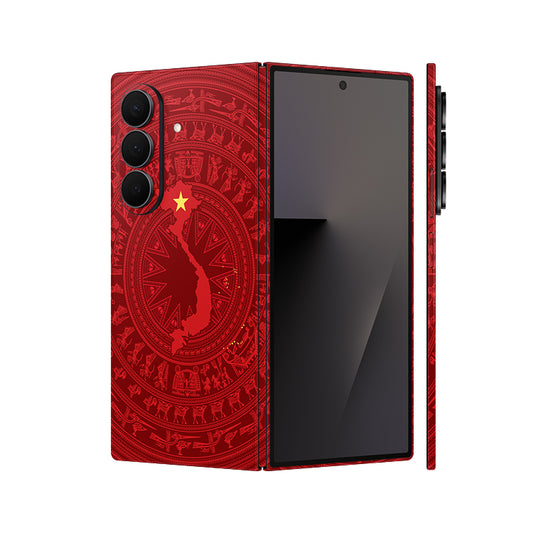 Dán Skin Galaxy Z Fold 7 Hình Trống Đồng Bản Đồ