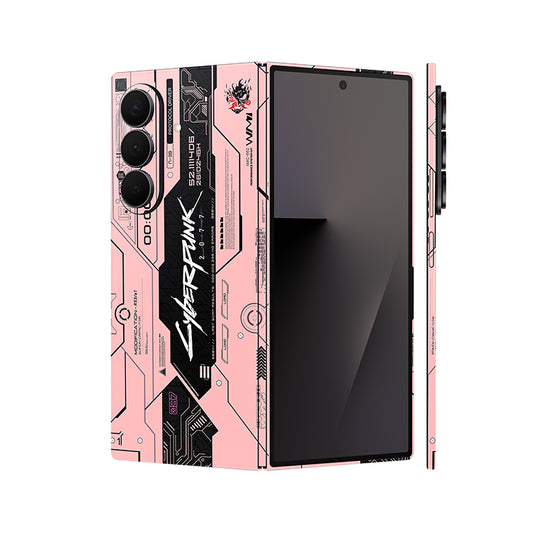 Dán Skin Galaxy Z Fold 8 | Ultra In Hình Cyberpink Hồng