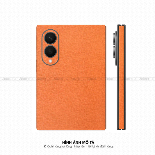 Miếng Dán Da Samsung Z Fold 8 Vân Mil Cam