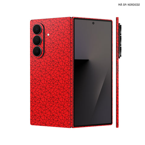 Dán Skin Galaxy Z Fold 7 Vân Nổi Nordic 2025 | NORDIC02