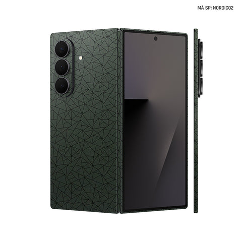 Dán Skin Galaxy Z Fold 7 Vân Nổi Nordic 2025 | NORDIC02