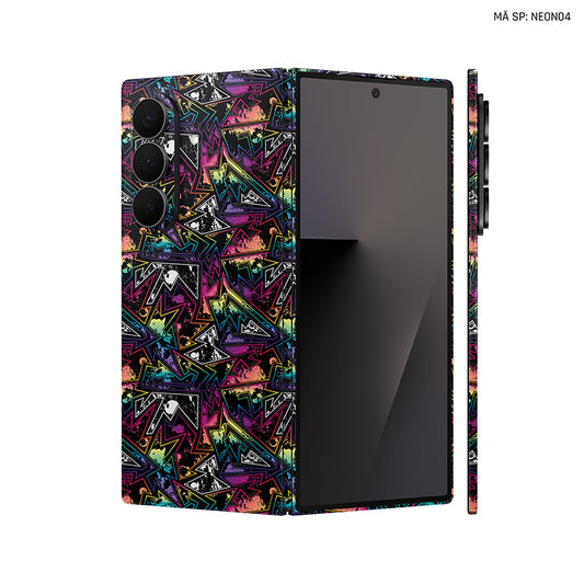 Dán Skin Galaxy Z Fold 7 Vân Nổi Neon 04 | UVPT19
