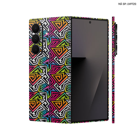 Dán Skin Galaxy Z Fold 7 Vân Nổi Graffiti 01 | UVPT20