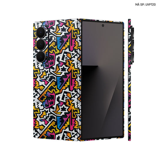 Dán Skin Galaxy Z Fold 7 Vân Nổi Graffiti 03 | UVPT20