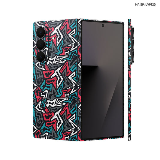 Dán Skin Galaxy Z Fold 7 Vân Nổi Graffiti 04 | UVPT20