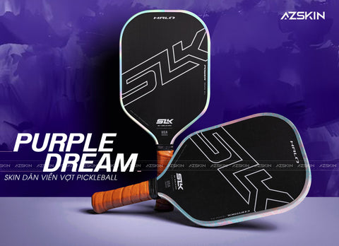 Miếng Dán Skin Viền Vợt Pickleball Purple Dream